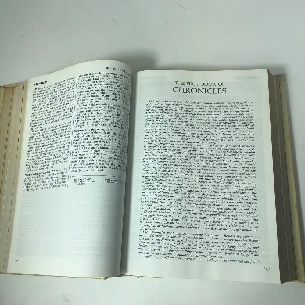 Holy Bible New American Bible NAB Catholic‎ Family Reference Edition 1971 B
